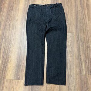 Vintage Frontier Classic Buckle Back Outlaw Trousers Jeans Suspenders Mens 40